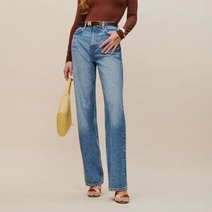 Cary High Rise Slouchy Straight Leg Jeans